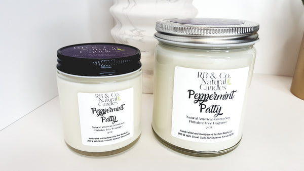 Peppermint Patty | Natural Soy Candle | Hand-Poured and Hand-crafted