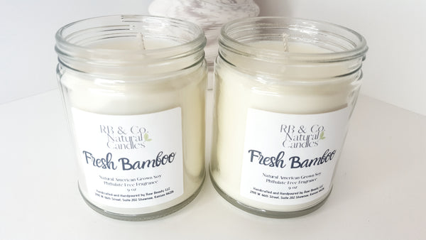 Fresh Bamboo | Natural Soy Candle | Hand-Poured and Hand-crafted