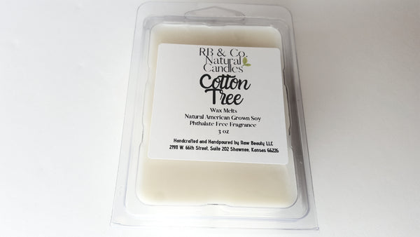 Cotton Tree Scented Natural Soy Candle | Hand-Poured and Hand-crafted