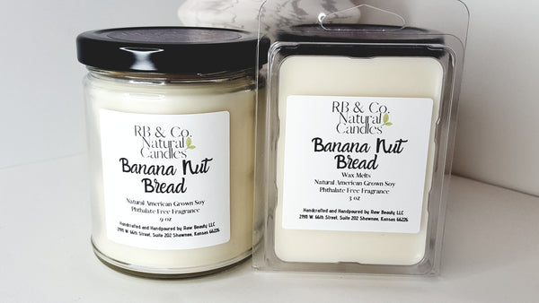 Banana Nut Bread | Natural Soy Candle | Hand-Poured and Hand-crafted