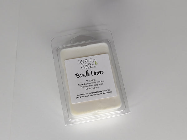 Beach Linen Natural Soy Candle | Hand-Poured and Hand-crafted