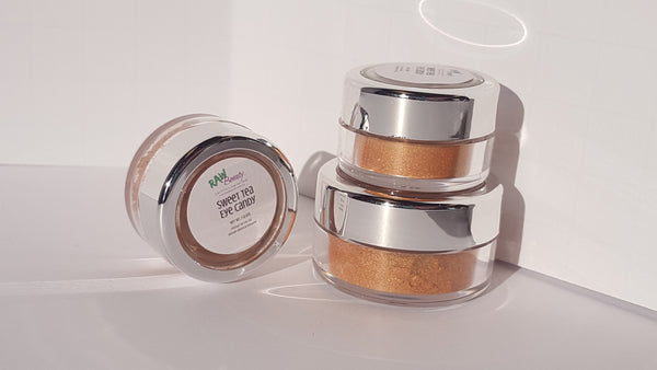 100% pure bronzed golden blush or mineral eye shadow loose powder shimmer copper powder